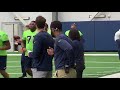 Watch: Russell Wilson Leads Seahawks On The Field Two Days Before Rams game