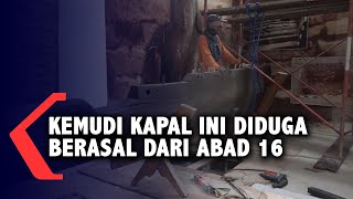 Kemudi Kapal Ini Diduga Berasal Dari Abad 16