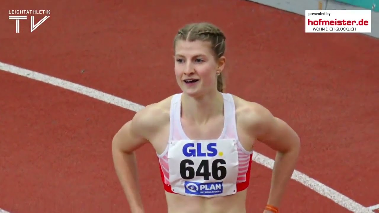 Jugend HallenDM 2022 Favoritensieg LaraNoelle Steinbrecher hält