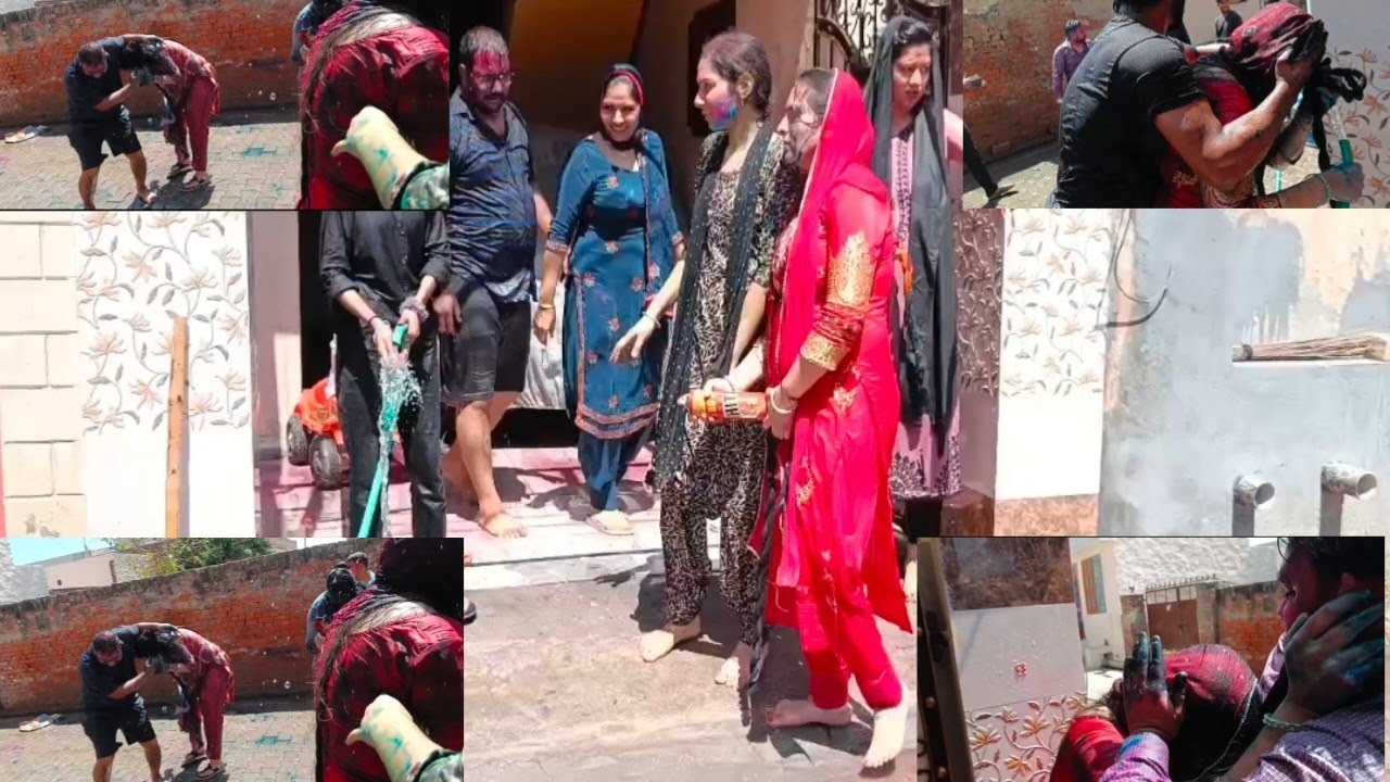 Part 2 देवर भाभी की कसूती टक्कर | गांव अहिरका में कुछ ऐसे मनाई देसी होली (फाग) #2024 #newvlog #holi