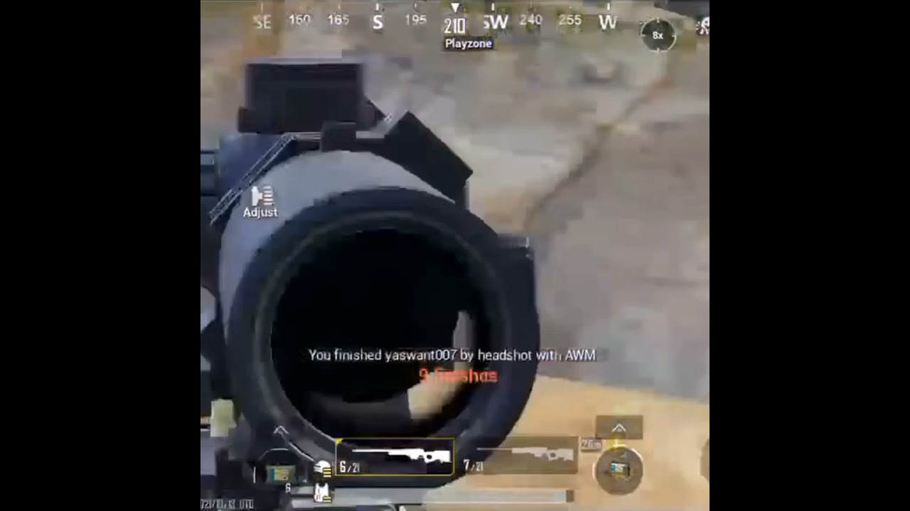 Again a quickscope shot😎😎y gun kabhi nirash ni krti.Awm is love 