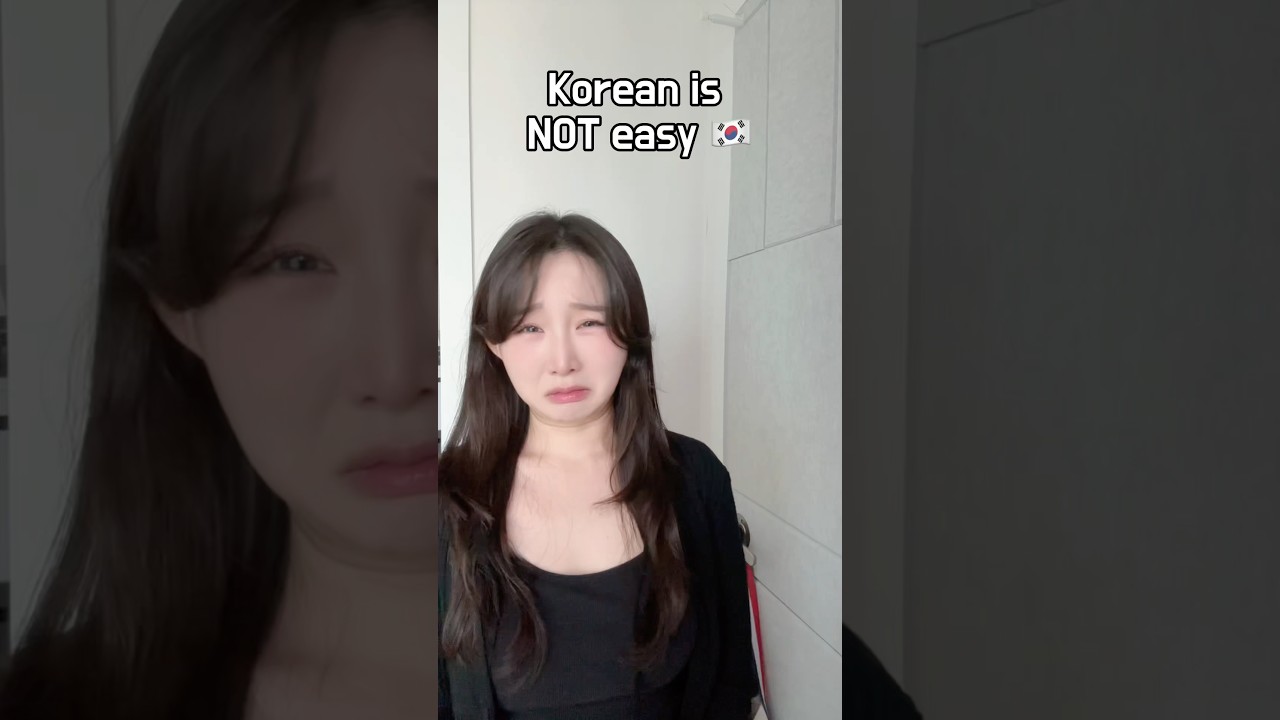 Korean is NOT easy 🇰🇷