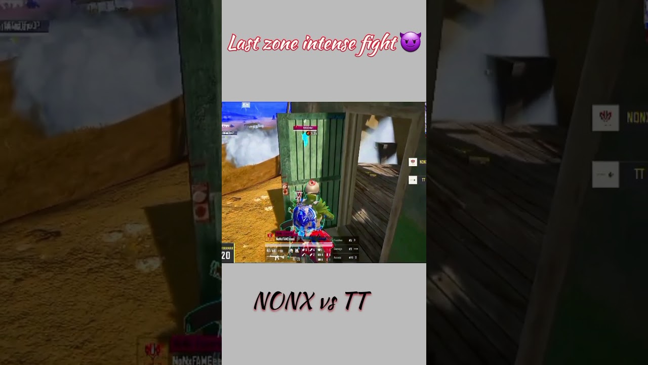 Last zone intense fight🥵 nonx vs TT 😱 