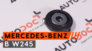 Hoe een veerpoot lager vervangen op een MERCEDES-BENZ B W245 [HANDLEIDING AUTODOC]