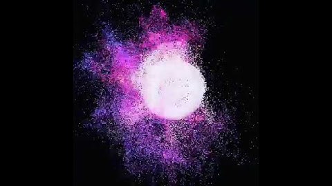 Particle animation / Made in blender 2.8