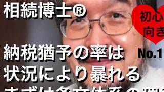 納税猶予の率は状況により暴れる　まずは条文体系の理解（岐阜市・全国対応）相続博士®No.1780