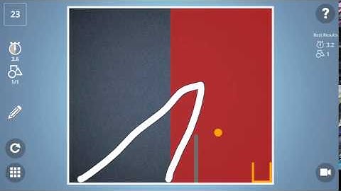 Check out how I solved level 23 in Brain It On! #BrainItOn