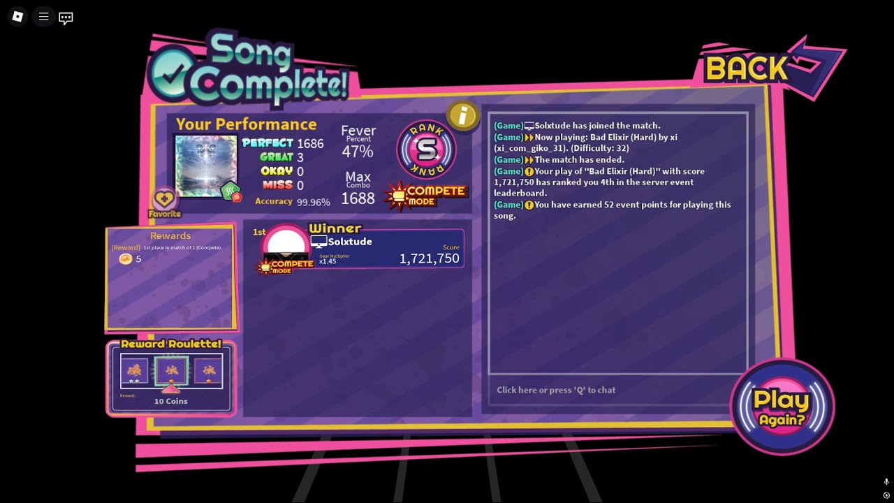 99.96% FC - Bad Elixir (Hard) by xi (32) | Robeats