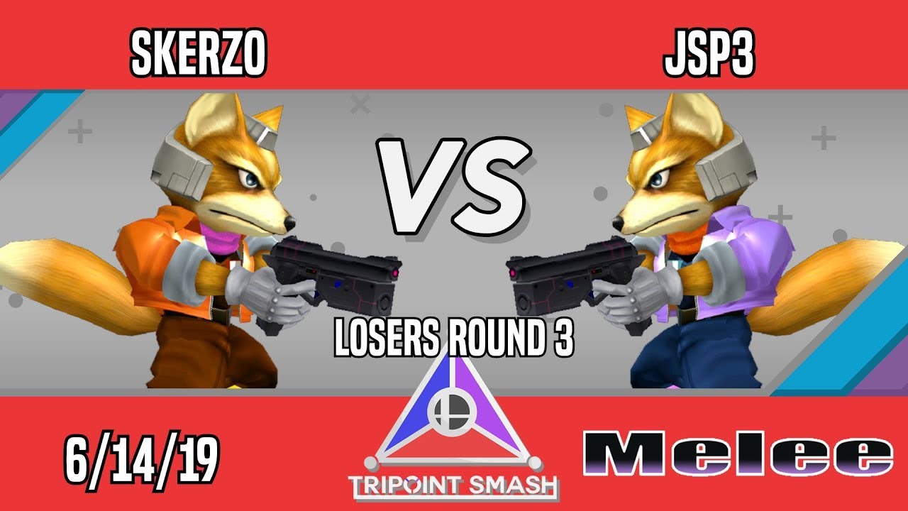 Tripoint Smash 64 - Losers Round 3 - Skerzo(Fox) Vs. JSP3(Fox) - YouTube