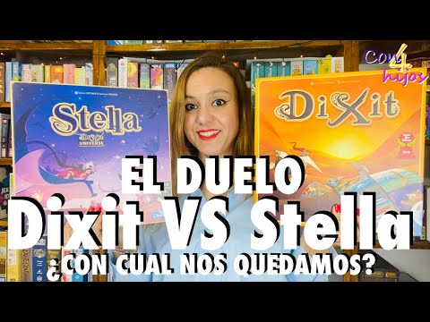 [EL DUELO] Dixit VS Stella (Asmodee) ¿Con cuál nos quedamos? Componentes y ¿Cómo se juegan?