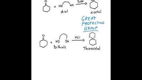Acetal and Thioacetal Formation | Protecting Carbonyls in Organic Synthesis