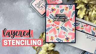 Layered Stencils - Honey Bee Stamps