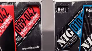 NIG® N-63 9-42 Cuerdas Guitarra Eléctrica Acero Níquel Extra : 1 Cuerda (1ra) y 1 Uñeta video