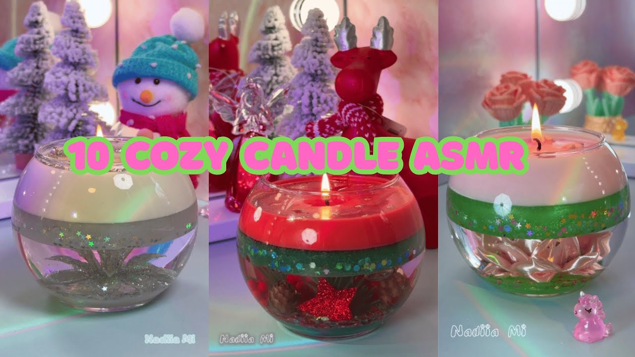 10 Water Candles Compilation (ASMR) | Satisfying & Relaxing Candle Making