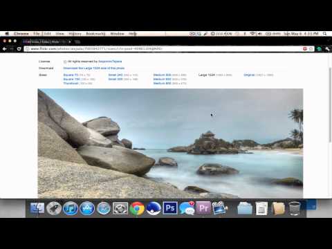 How to save/download FULL-SIZED copyrighted flickr images