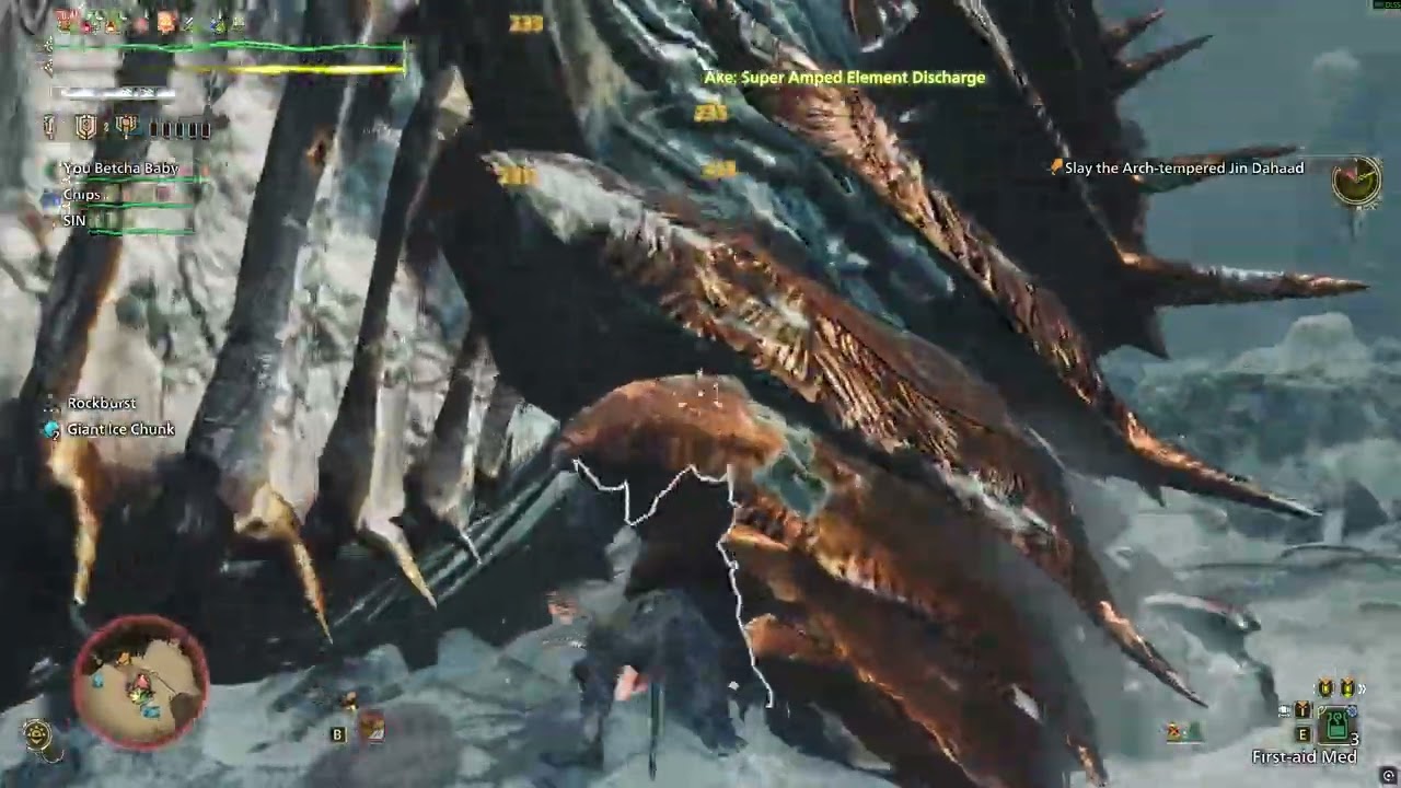 Frozen Knells of the East | Arch-tempered Jin Dahaad | Monster Hunter Wilds | Charge Blade