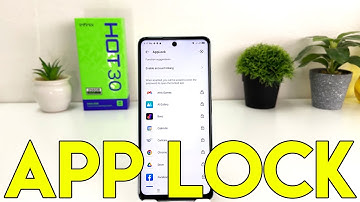 How to set App privacy password for app lock in Infinix Hot 30