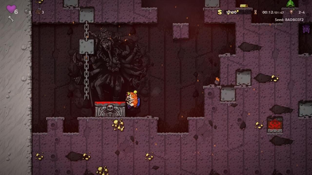 Spelunky 2 eggplant world seeded