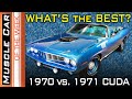 1970 and 1971 Plymouth Cudas -  Which is the best? Muscle Car Of The Week Episode #355