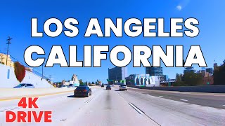 4K Drive Tour | Encino to Downtown LA, Los Angeles, California, USA | 2024