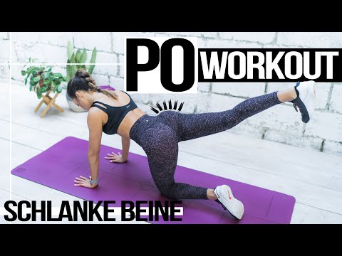 PO WORKOUT | Hintern gezielt trainieren ohne DICKE BEINE zu bekommen