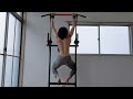 【筋トレ女子】夏、ゆるり背中トレーニング、チンニング練習、懸垂、流し見