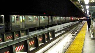 MTA Subways - Bombardier R62A (7) Line entering 46th St. - Bliss.