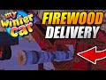 How to PREPARE AND DELIVER FIREWOOD - OPERATING A TREE CUTTING MACHINE - My Winter Car