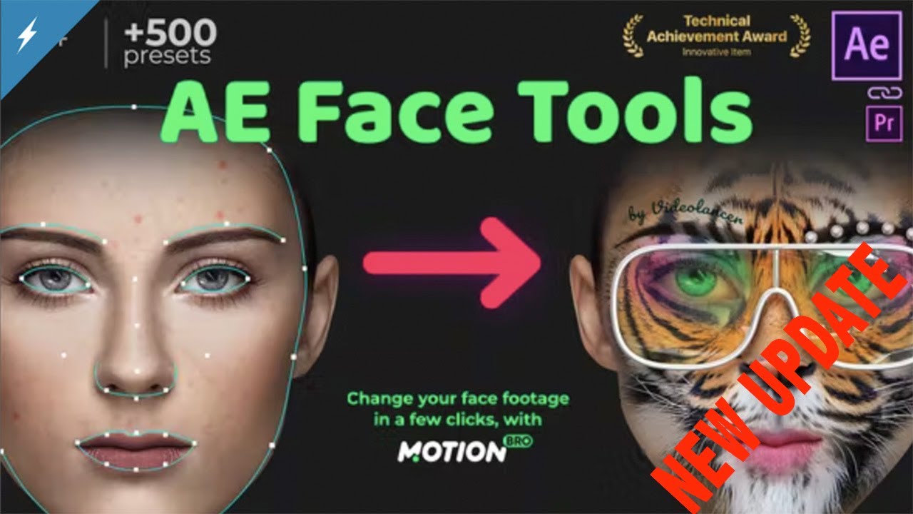 AE Face Tools V4.1.2 (UPDATE 2023) AE Templates Download YouTube