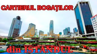 Cartierul bogaților din Istanbul. Am trecut cu trenul Marmaray pe sub Bosfor ca să ajung aici!