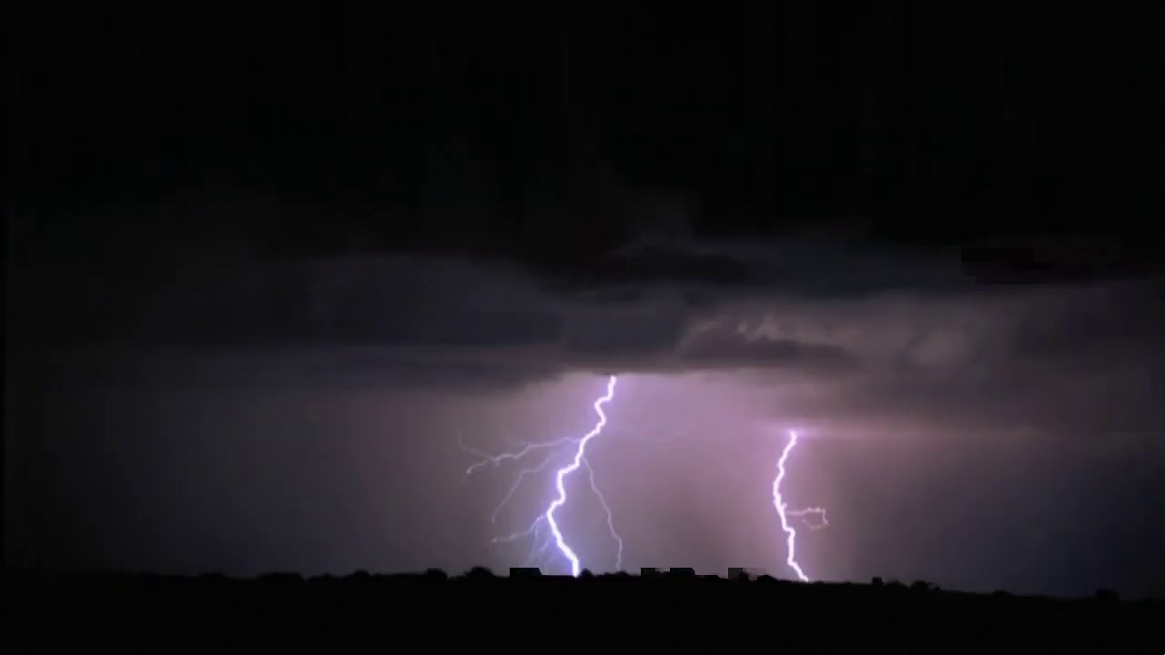 Video Background Stock Footage Free ( Night evening sky, storm clouds, lightning, time lapse )
