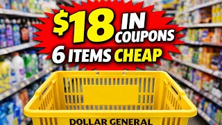 6 Items + $18 In Coupons!! Dollar General Deal Breakdown 