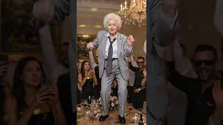 Grandma Jumped on the Table and Stole the Show 😂🔥 #FunnyGrandma #TableDance #youtubeshorts