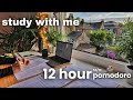 50/10 Pomodoro Timer | River Music - Study With Me 12 Hour || Relaxing Nature Ambience - River Sound