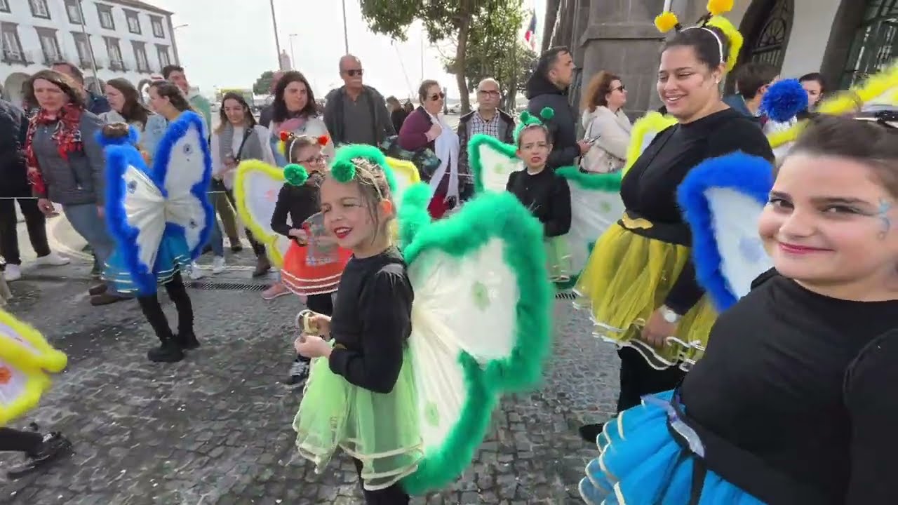 Ponta Delgada, Corso de Carnaval 2024 - Sao Miguel Azores Portugal - 09.02.2024 #carnival