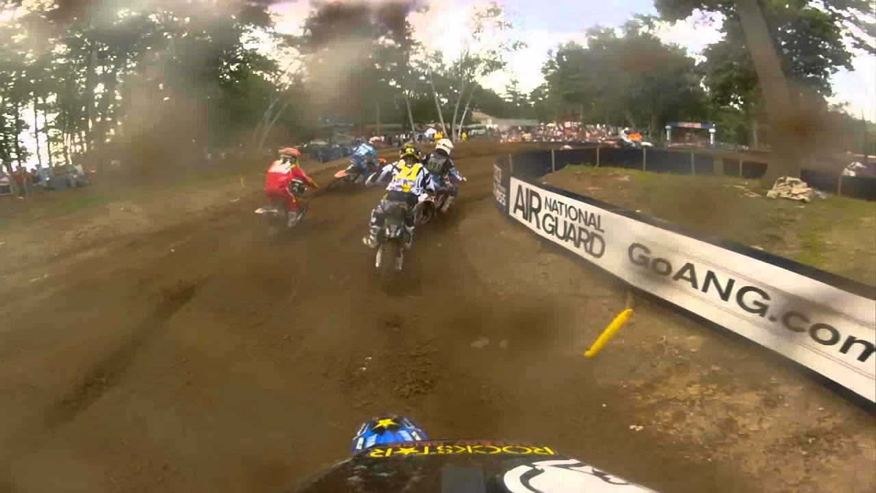 shapes paint GoPro HD: Cole Thompson Moto 2 Lap 2012 Lucas Oil Pro Motocross Championship Southwick