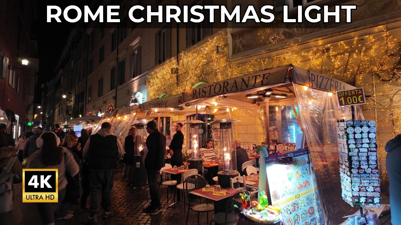 ✨ Рим Рождество 2025: Лучшая Ночная Прогулка, Огни & Ярмарки