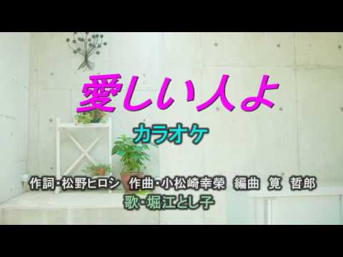 愛しい人よ（ カラオケ）