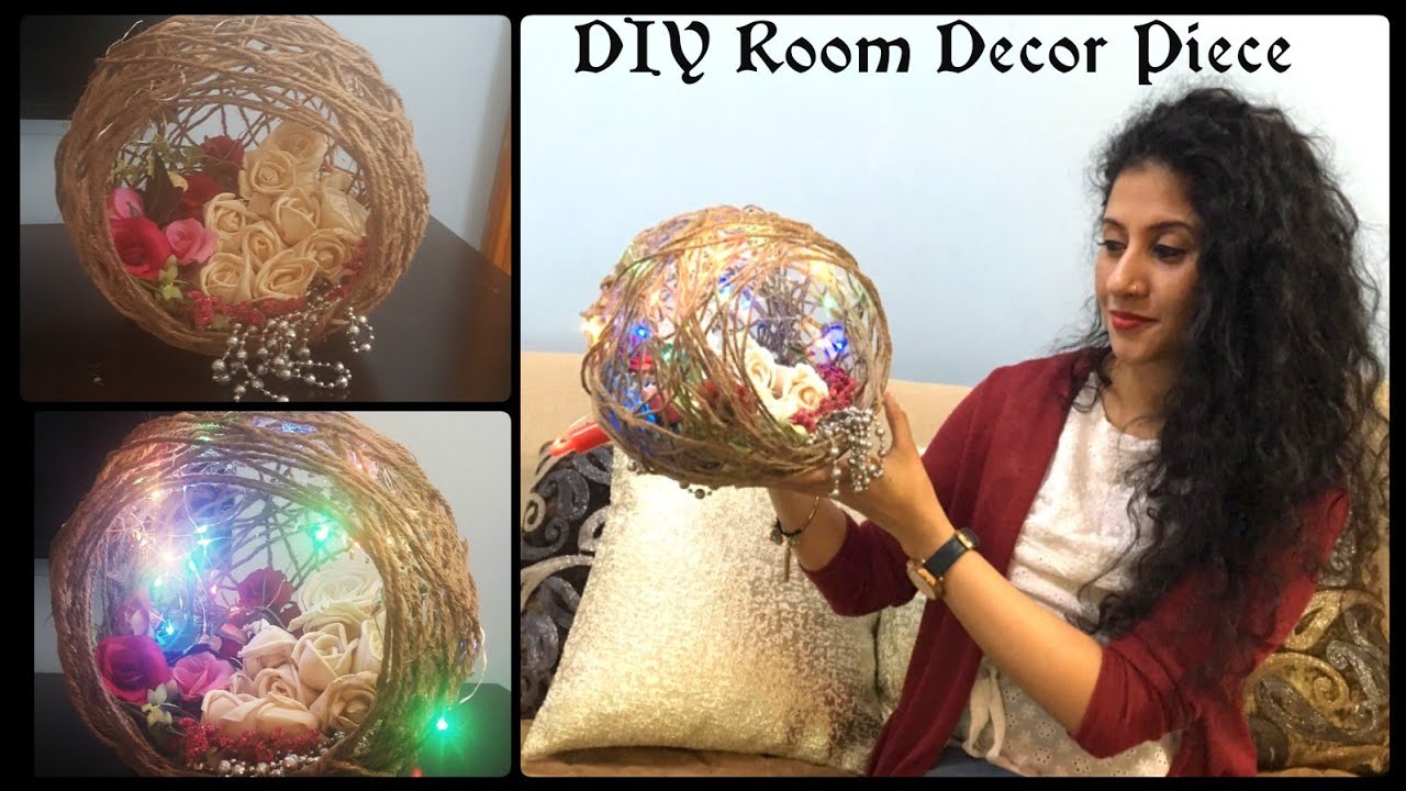DIY Rustic Decor Piece/ DIY Twine Ball/ Decoration Idea for Spring