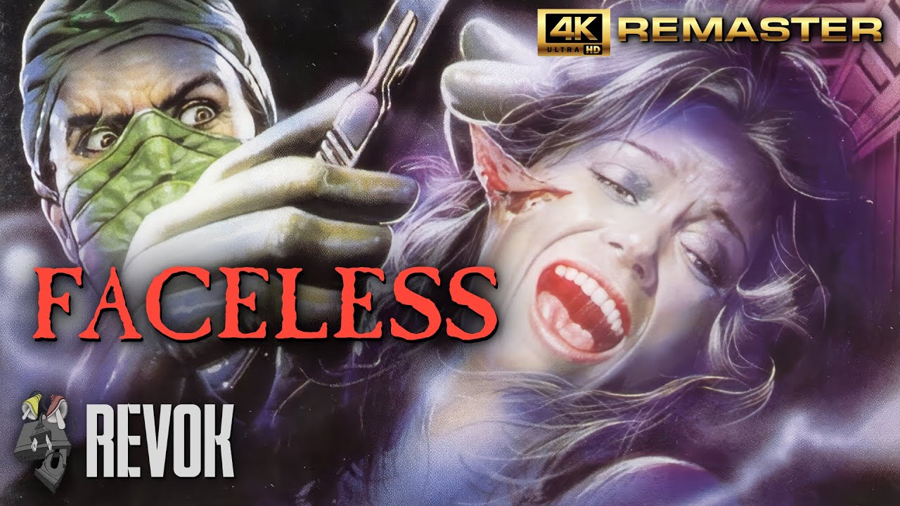 FACELESS (1987) Euro Horror & Surgical Terror | Japanese Trailer in 4K