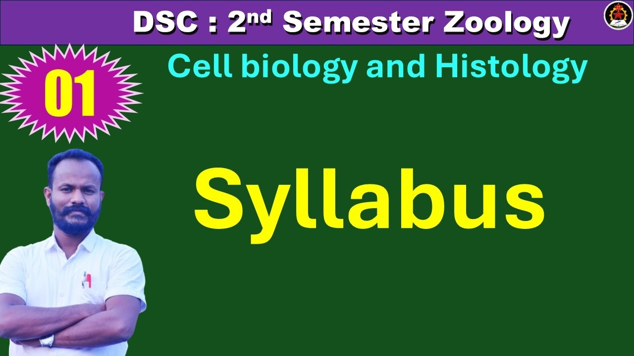 DSC 2nd sem:  Zoology:  Course curriculum:  By anand sir