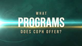 USF COPH: Graduate degrees | What programs are offered