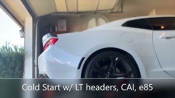 2018 Camaro SS 1LE - Headers, CAI, e85, tune