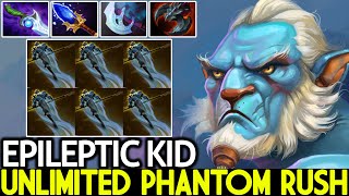 EPILEPTIC KID [Phantom Lancer] Unlimited Rush Scepter Lancer Dota 2