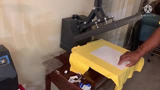 sublimation on clear siser HTV