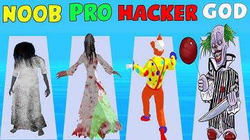 NOOB vs PRO vs HACKER vs GOD in Ghoul Run