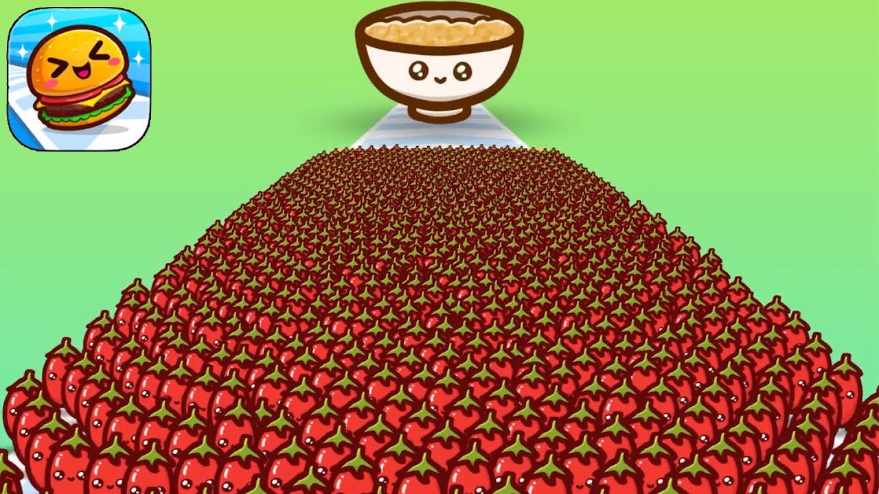 FOOD RUN - New Gameplay (Android,iOS) Max Levels Big Update