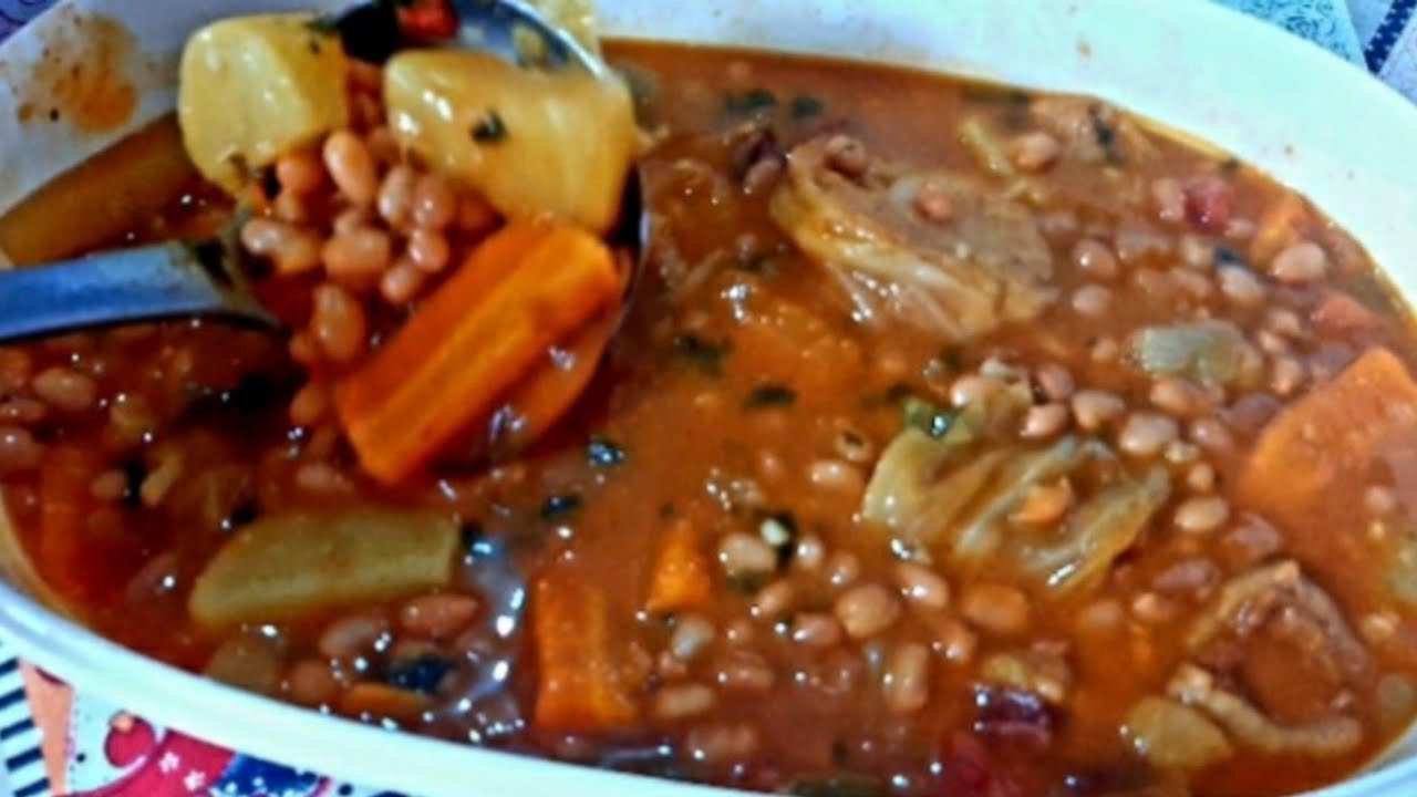 FEIJÃO DELICIOSO COM VERDURAS