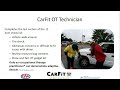 The many roles in carfit
