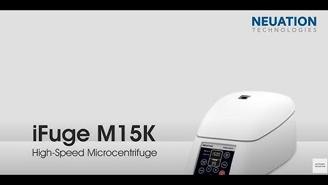iFuge M15K: High-Speed Microcentrifuge